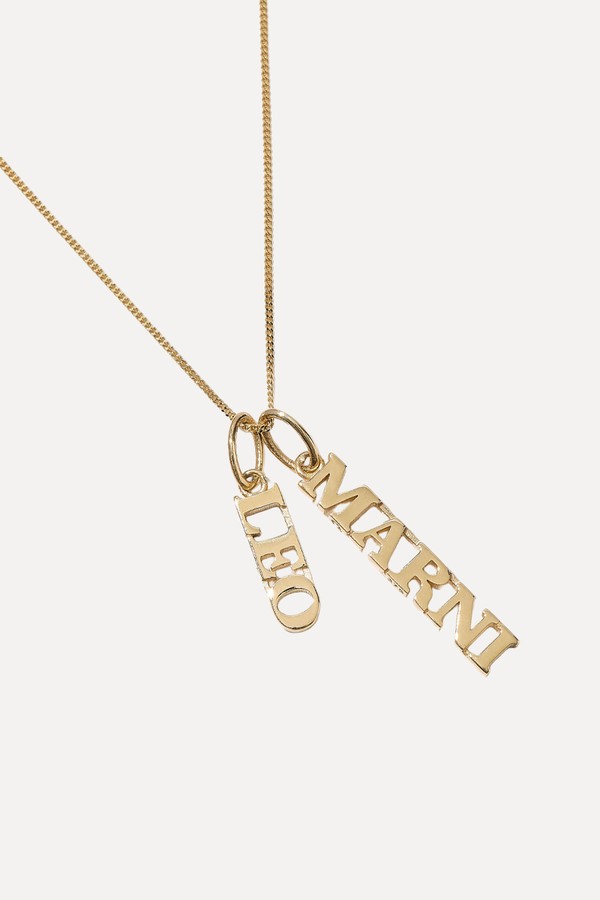 Solid Gold Name Pendant