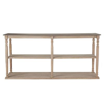 Parkstead Wood Console Table with Shelves from OKA