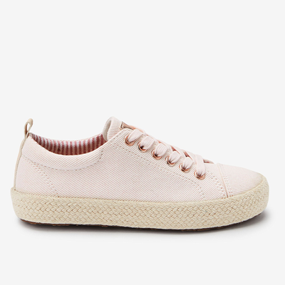 Pink Espadrille Trainers