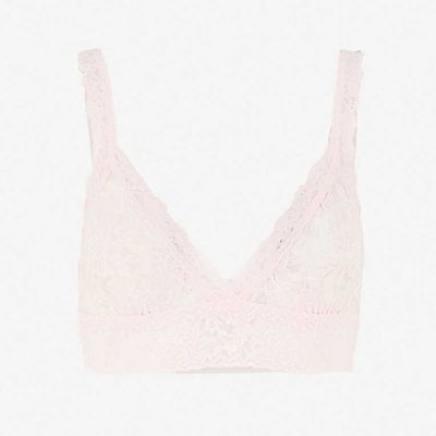 Signature Lace Triangle Bra in Bliss Pink from Hanky Panky