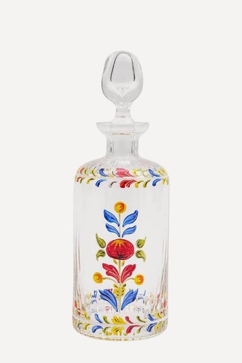 Murano Multicolour Hand-Painted Oil Bottle from Cabana