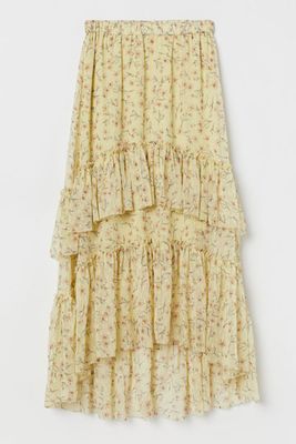 Patterned Tiered Skirt from H&M