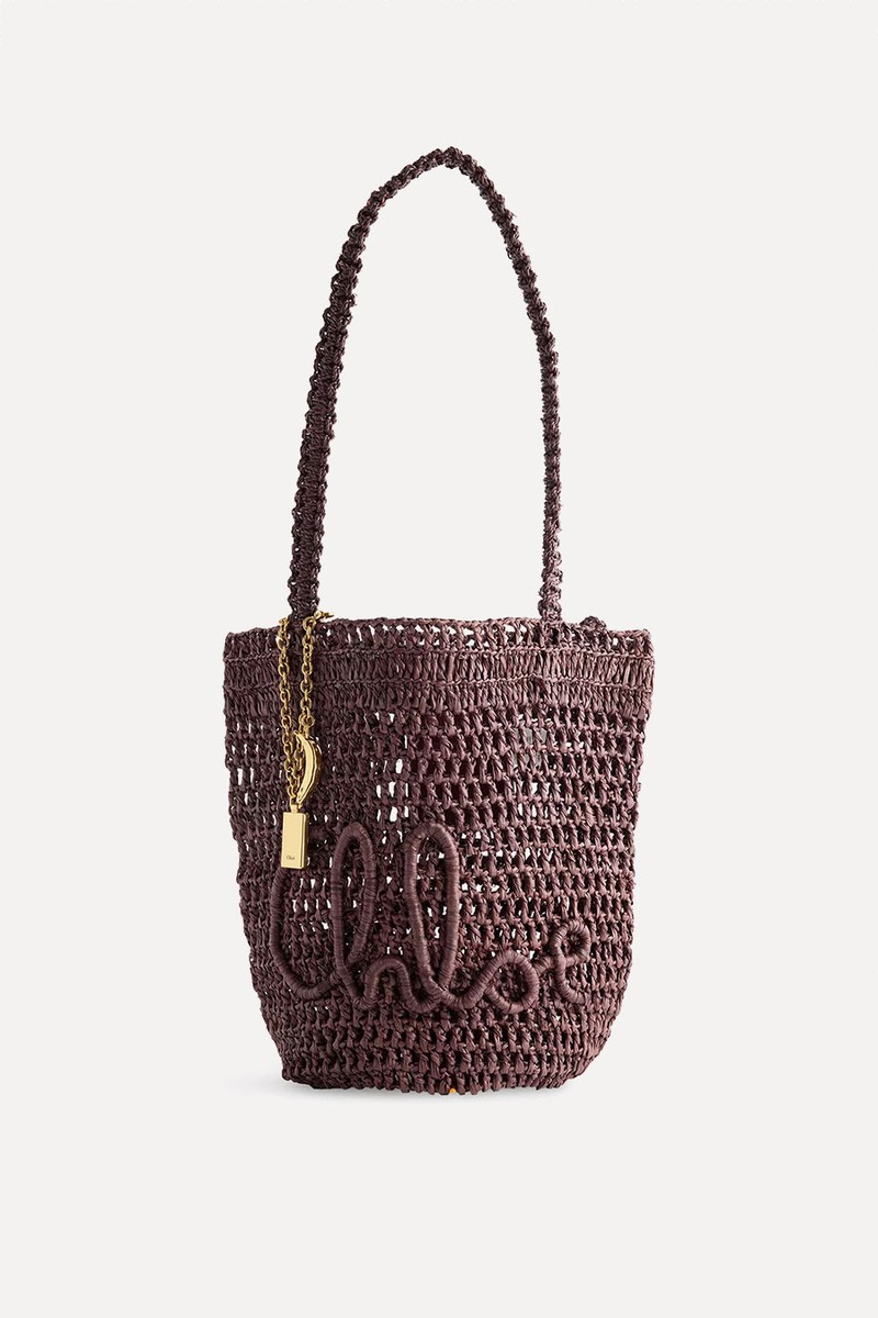 Summer Banana Small Raffia Tote Bag from CHLOé