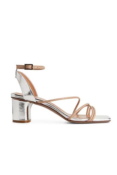 Ankle-Wrap Leather Sandal from Arket