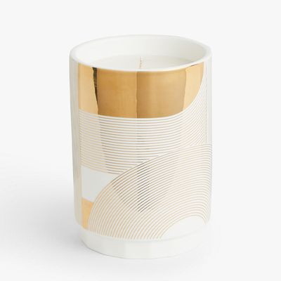 Rose & Amber Ceramic Scented Candle from John Lewis & Partners