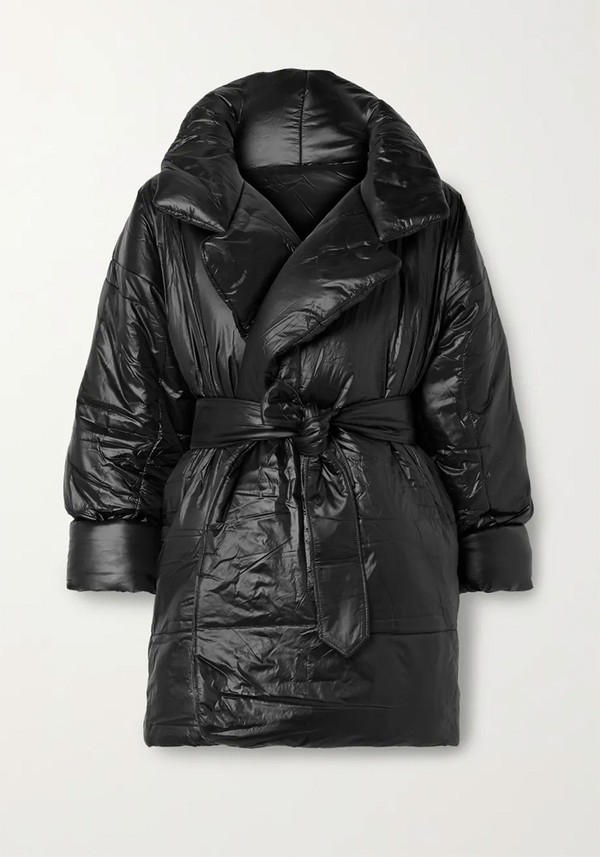 Sleeping Bag Oversized Belted Shell Coat from Norma Kamali