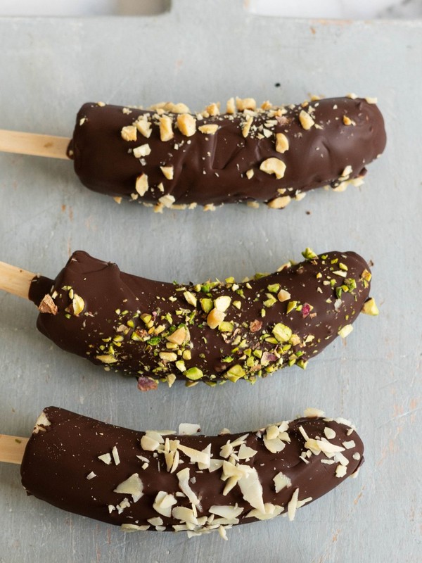 Banana Iced Pops 