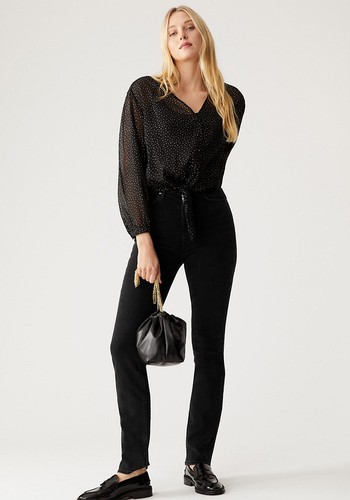 Sienna Embellished Straight Leg Jeans