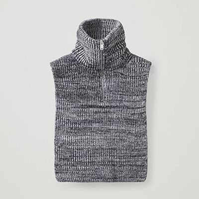 High-Neck Cotton Tabard from COS