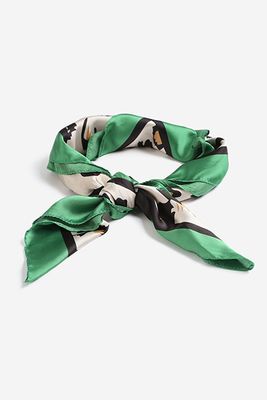 Leopard Border Hair Scarf from Topshop