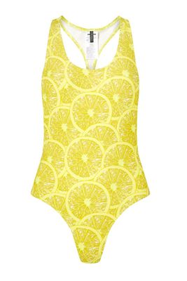 Lemon Racer Back Swimsuit from Noisy May