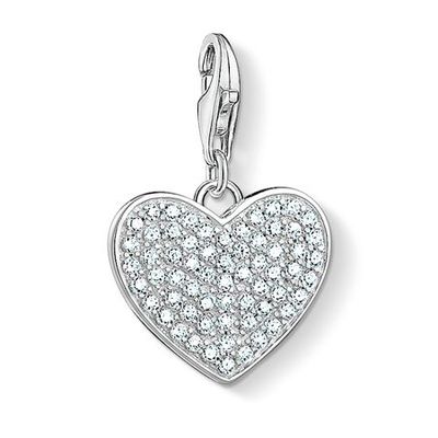 Charm Pendant 'Heart Pave'