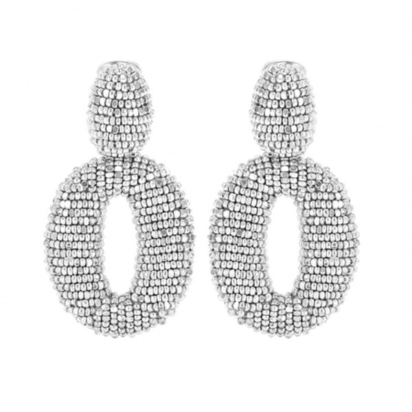 Beaded Clip-On Earrings