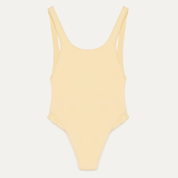 Ruffled Swimsuit from Bershka