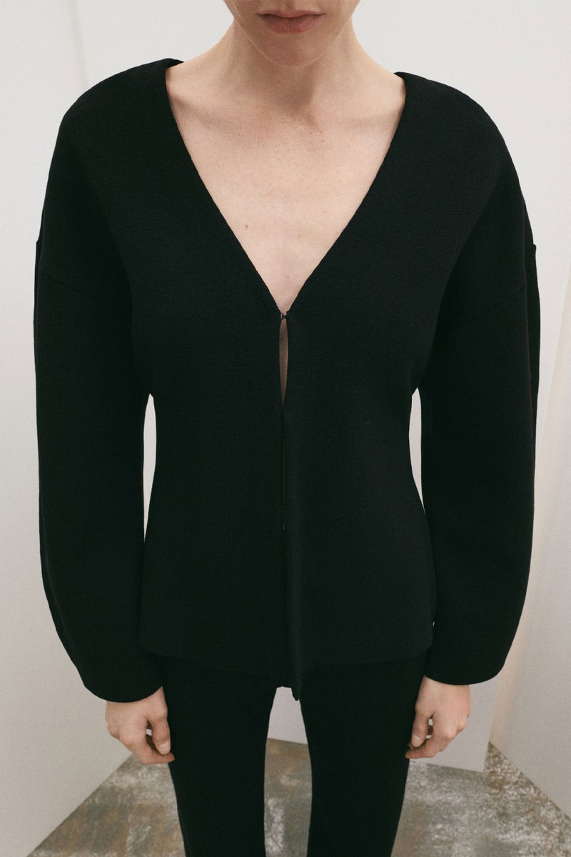 Oversized V-Neck Cardigan