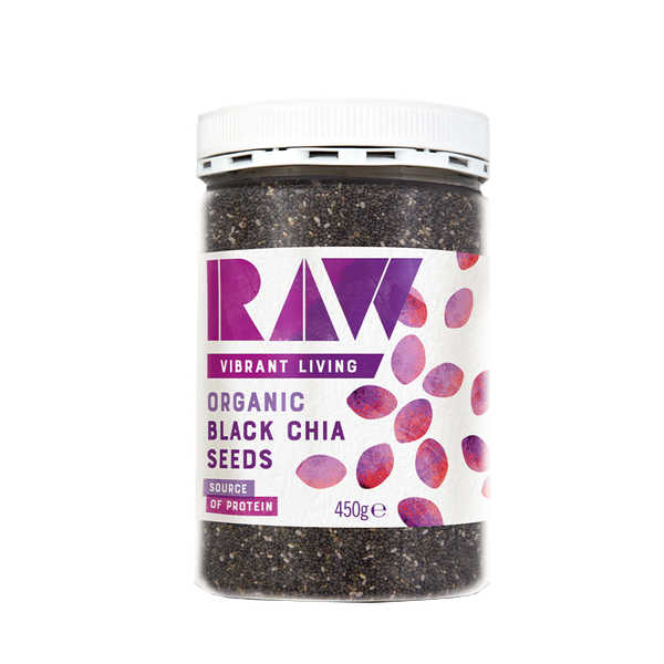 Organic Black Chia Seeds from Raw Health