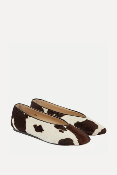 Regency Calf Hair Ballet Flats from Le Monde Béryl