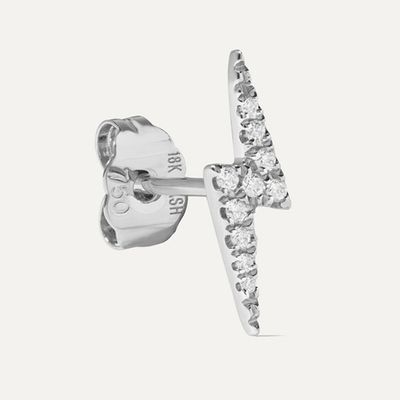 18 Karat White Gold Diamond Earring from Maria Tash