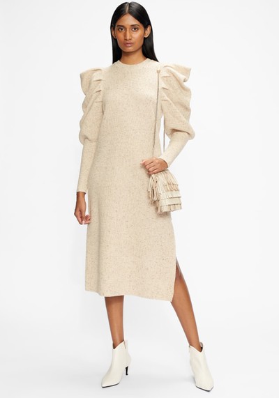 Extreme Sleeve Knit Dress