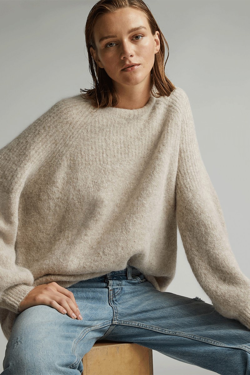 The SuperFuzz Alpaca Oversized Crew from Everlane