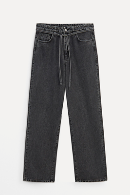 Wide-Leg High-Waist Jeans from Massimo Dutti