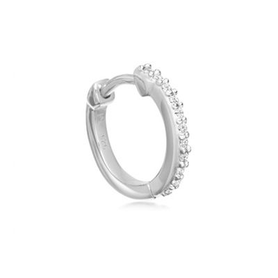 Silver Single Pave Huggie from Missoma