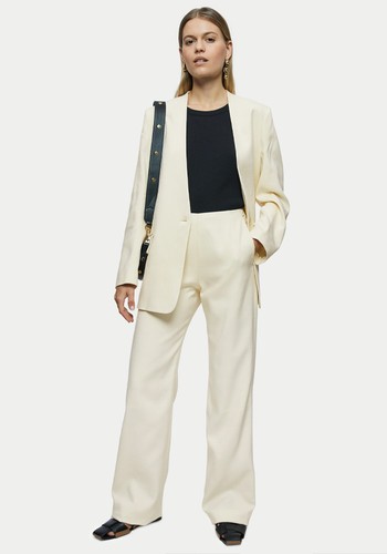 Hopsack Collarless Blazer from Jigsaw