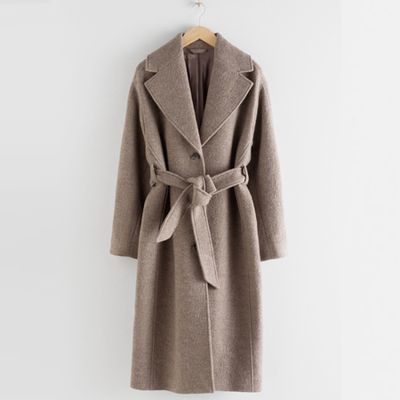 Oversized Belted Wool Coat  from & Other Stories 