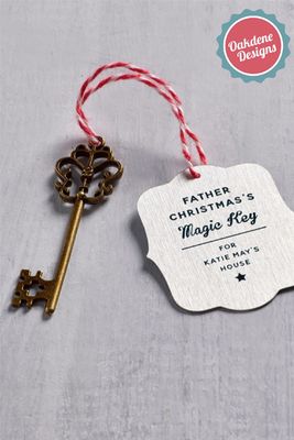Personalised Magic Father Christmas Key