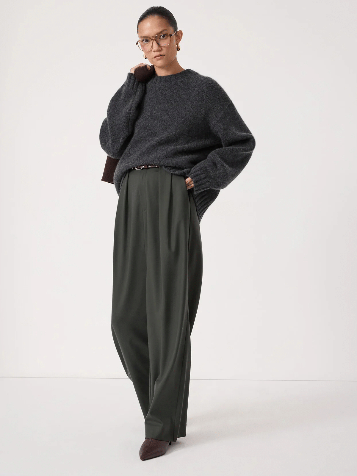 Adena Wide Leg Trousers