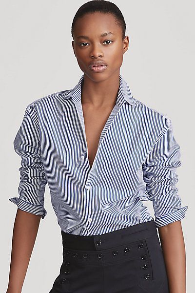 Capri Striped Cotton Shirt