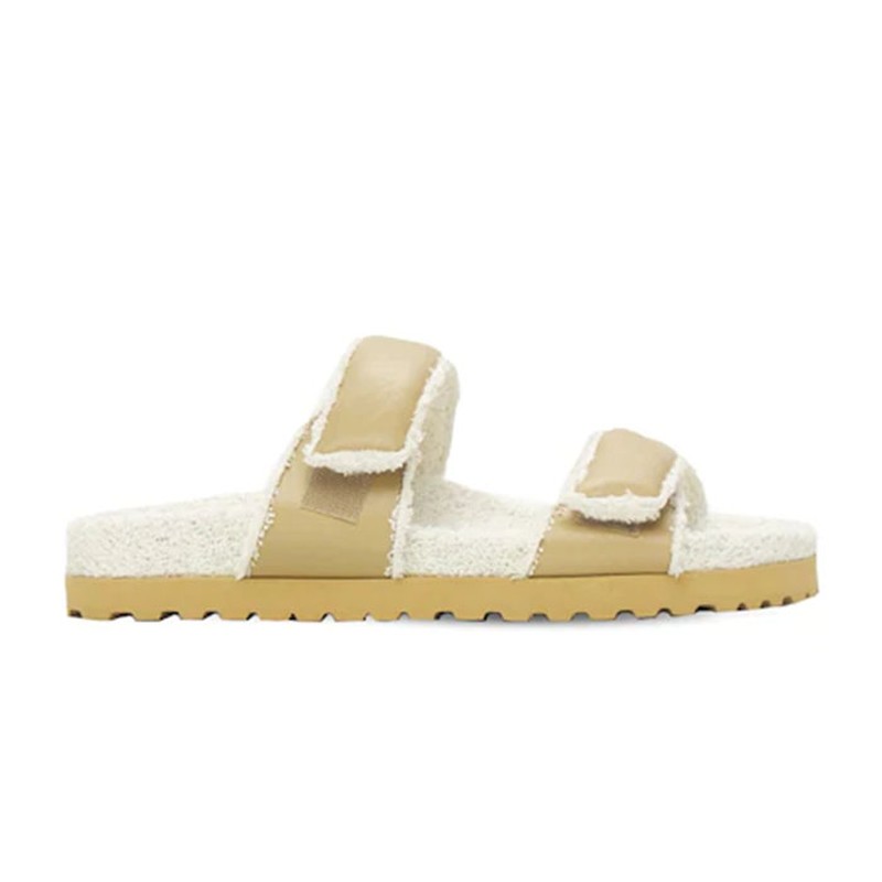 Leather & Terry Cloth Sandals from Gia X Pernille Teisbaek