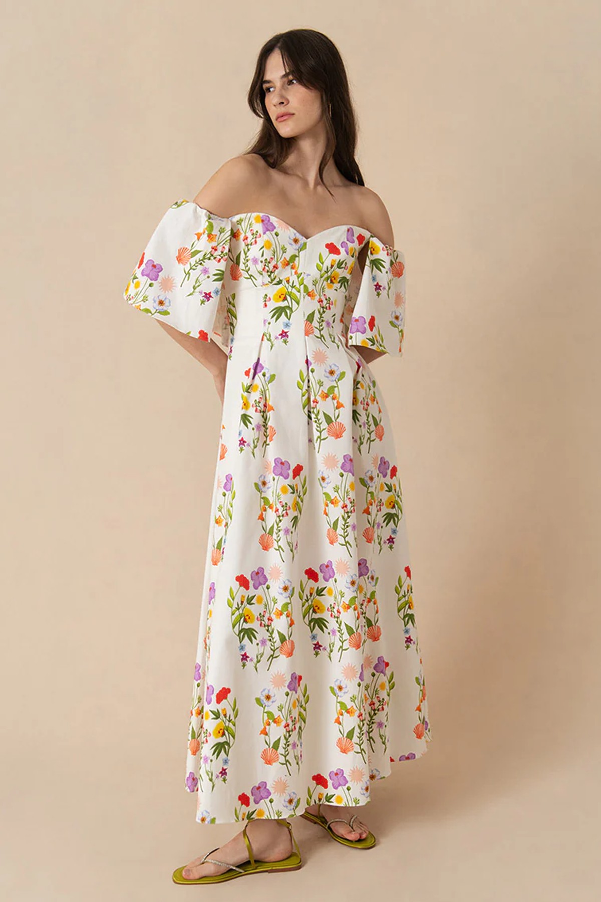 Gracie Pique Maxi Dress  from Borgo De Nor