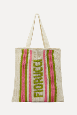 Logo Crochet Tote Bag from Fiorucci