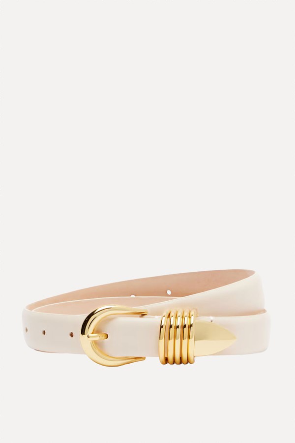Hollyhock Leather Belt from DÉHANCHE