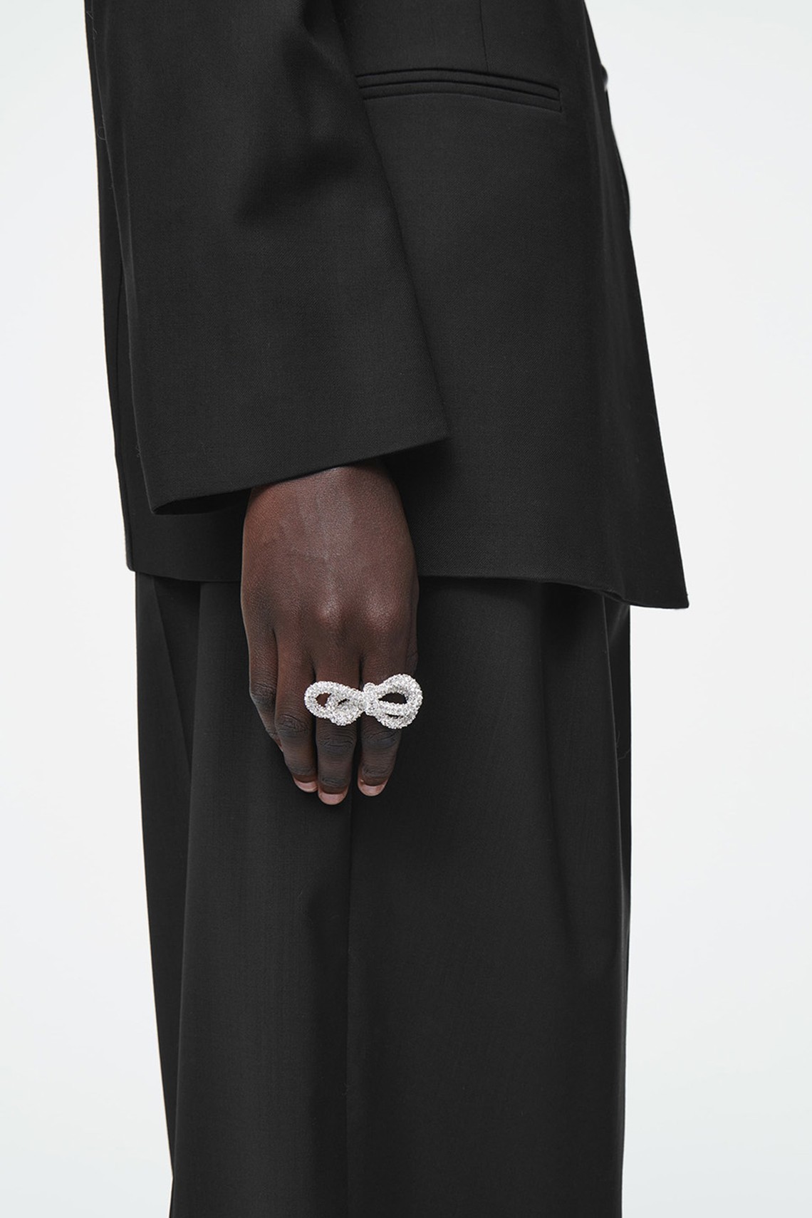 Crystal Double Ring Bow from COS