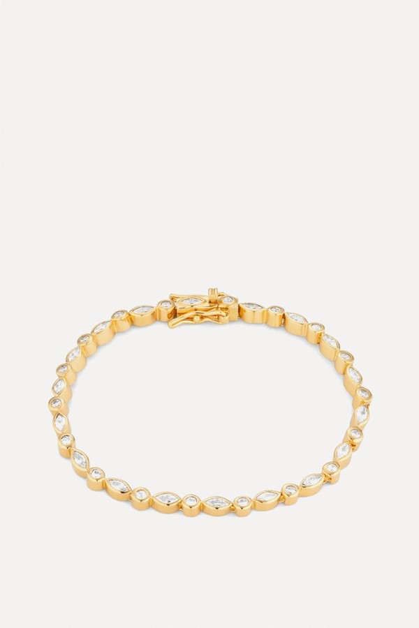 Tennis Gold Bracelet from Lulu B