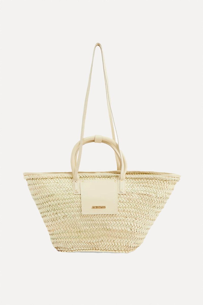 Le Panier Soleil Palm Tote Bag from JACQUEMUS