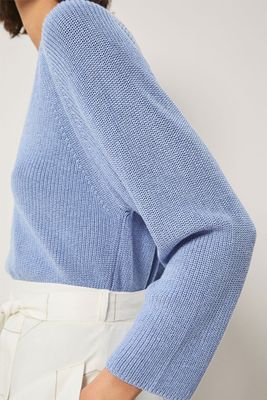 Purl Knit Cotton Sweater from Massimo Dutti