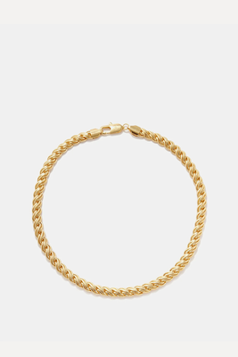 Madison Braided-Chain 14kt Gold-Plated Necklace from Joolz by Martha Calvo