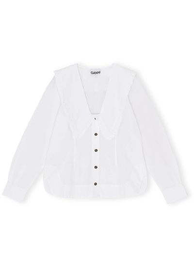 Cotton Poplin Shirt from Ganni