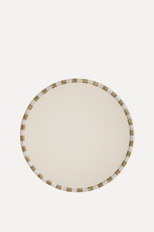 Marble Round Wall Mirror