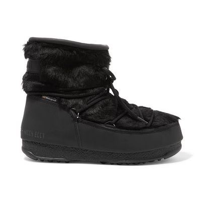 Monaco Rubber & Faux Fur Snow Boots from Moon Boot