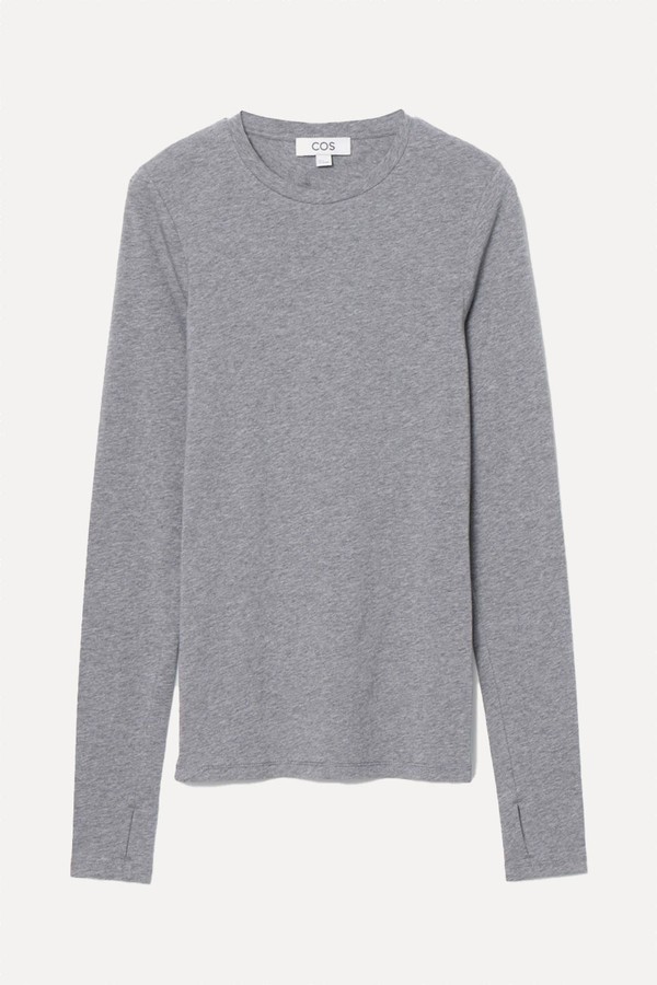 Slim Lightweight Long-Sleeve Top from COS