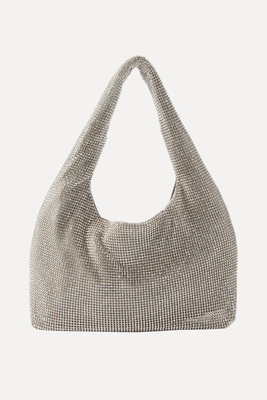 Mini Crystal-Mesh Shoulder Bag  from Kara 