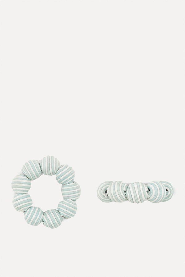 Set Of 4 Striped Napkin Rings from Rebecca Udall