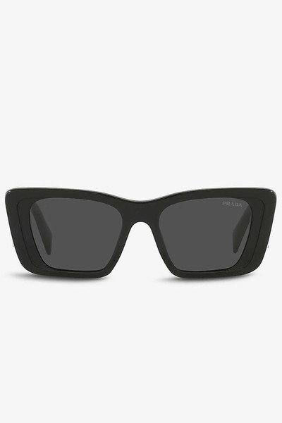 Butterfly-Shaped Acetate Sunglasses | Prada