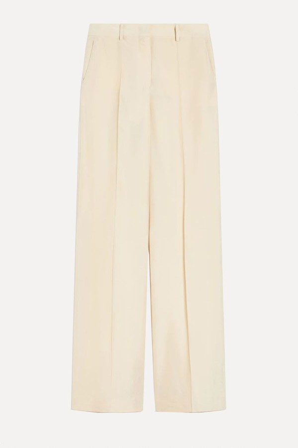 Low-Rise Flared Trousers