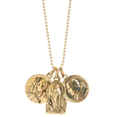 Triple Religious Icon Necklace from Tilly Sveaas