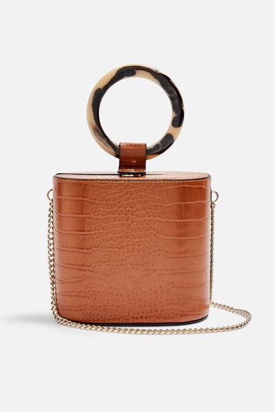 Tan Crocodile Grab Bag